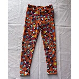 Girls' LuLaroe Retro Mickey Mouse Leggings Size S/M (6)